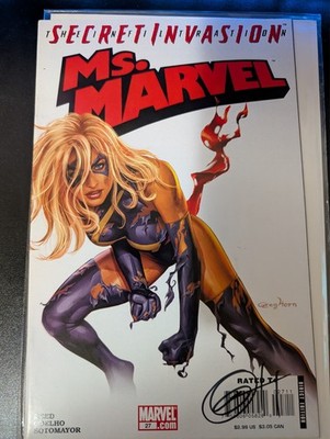 Ms. Marvel #27 (2008)  Signed by Greg Horn