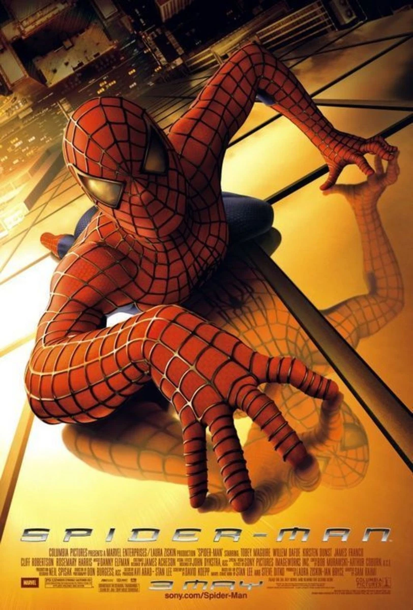 Spider-Man 2002 Tobey Maguire 35mm Film Cell strip very Rare var_e