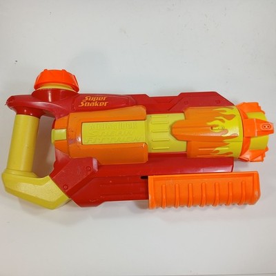 2006 Super Soaker Aquashock Sneak Attack Large Plastic Water Squirt Gun Working