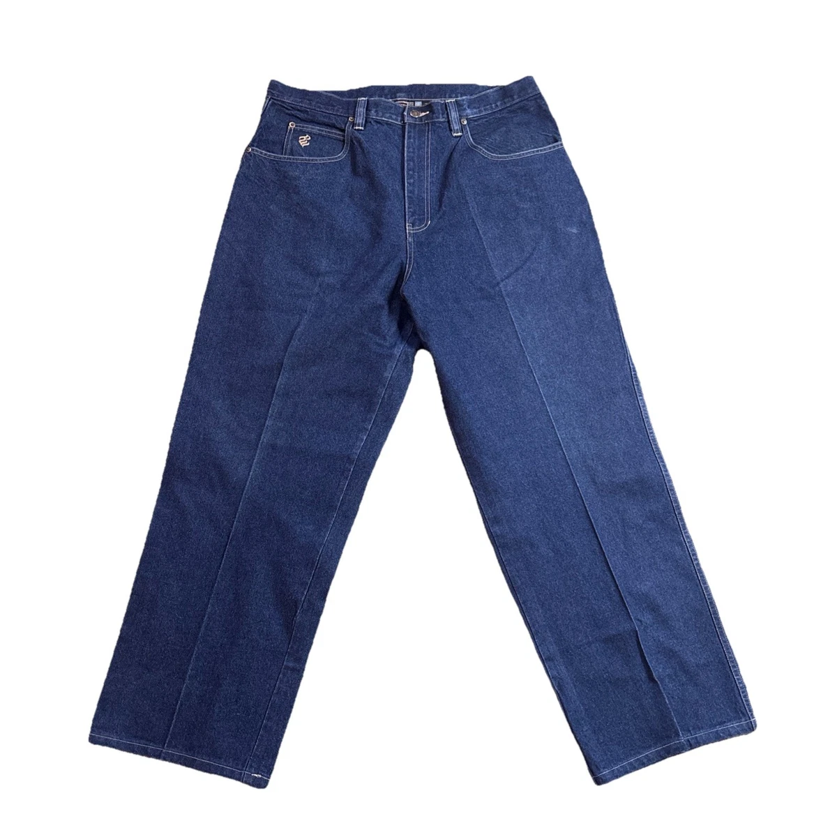 【90's】ROCAWEAR Super-Wide Denim Pants Vintage 90s Y2K Rocawear Denim Parachute Pants 40x34 Baggy Wide