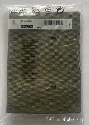 IKEA Ekedalen Chair Seat Cover Slipcover Green Khaki 604.521.45