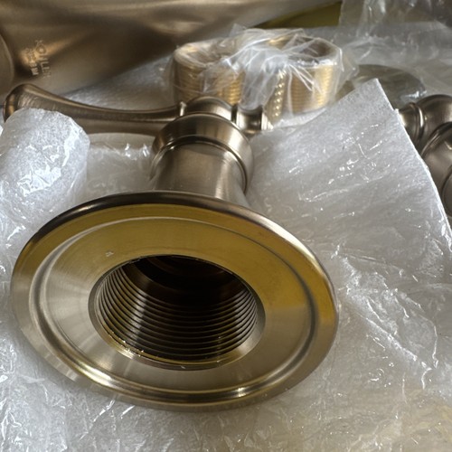 Kohler T16119-4A-BV Revival Deck-Mount Tub Faucet Trim Vibrant Brushed Bronze - Picture 10 of 13