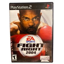 Fight Night 2004 (PlayStation 2, 2004) CIB Complete pristine disc, manual & case