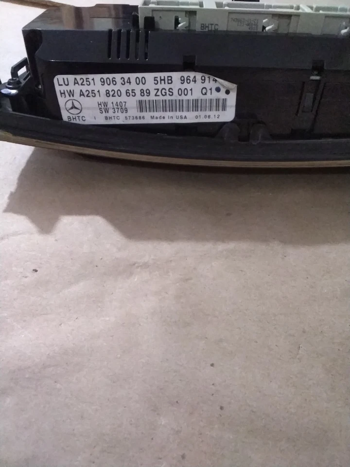 (2006-2008) Interruptor ESP Peligro Mercedes Benz R500 R350 Bisel Grano Madera (OEM) Foto 2 de 3