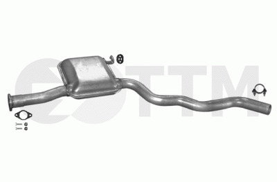 Silencieux Intermédiaire Pour Ford Sierra 2.0 115ch (1985-1989) - Neuf, Garantie 2 Ans