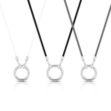 3 Pcs Eyeglass Holder Necklace Ring Glasses Holder Strap Chain Loop Ring