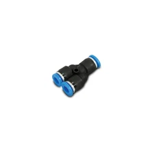 Vibrant Fitting 2680; Push Lock Vacuum Hose Y-Fitting, Black, 5/32 in. Tubing