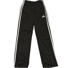 Adidas Youth M Core Revolution Athletic Work Out Track Pants, Black 3 Stripe