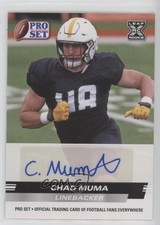 2022 Leaf Pro Set Draft Auto Chad Muma #PSA-CM3 Auto 17w0