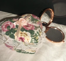 Haunted Estate Collection Paranormal Hoard Item Engraved Compact Mirror in Box