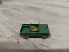 Vintage 1950s Matchbox Lesney No. 12a Land Rover,Green,Driver,Gray Metal Wheels