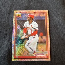 2026 Topps Series 1 - 1991 Topps Chrome Silver Pack Mojo Ozzie Smith #91C-32