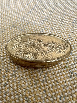 Vintage RARE Tester Max Factor No51 English Rose Lipstick & Mirror Compact 1940s