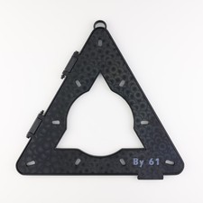 Outsville AccuRack Carry Case Hard Template Sheet Holder/Carrier 10 Ball Black 