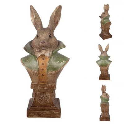 Hase Figur Büste 26cm Osterhase Clayre & Eef Ostern Vintage Shabby Landhaus