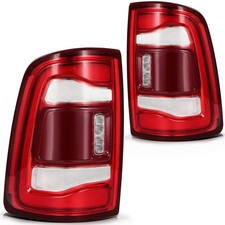Pair Tail Lights Assembly For Ram 3500 6.4l 6.7l 2019-2024 Red Housing Pair Tail Lights Assembly For Ram 3500 6.4l 6.7l 2019-2024 Red Housing