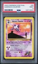 Sabrina's Haunter #55 2000 Pokemon Gym Challenge PSA 9