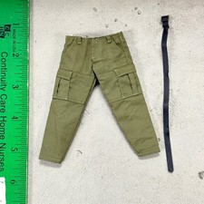 MO-WE-CGPT-GN: Green Cargo Pants w/ belt for Muff Toys 7" Adam Muscular Body