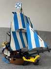 Vintage 80s-90s Pirate Lego Ship 6274 Caribbean Clipper 100% Complete