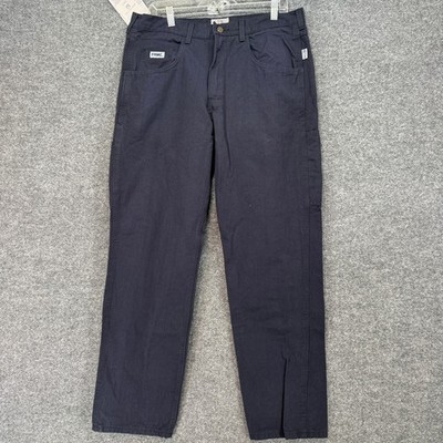 Tyndale FR Canvas Pants Mens 34x32 Blue Flame Resistant Arc Rated Workwear NEW