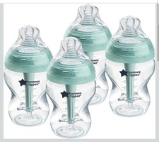 Tommee Tippee Advanced Anti-Colic 9 Oz BPA Free Baby Bottles, Newborn 4 Pack