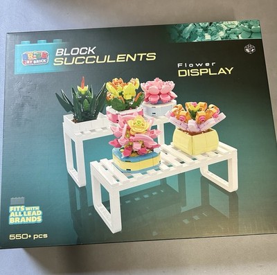 Ziegel für Ziegel Block Symbole Sukkulenten Kunstpflanzen Wohndeko kreatives Geschenk