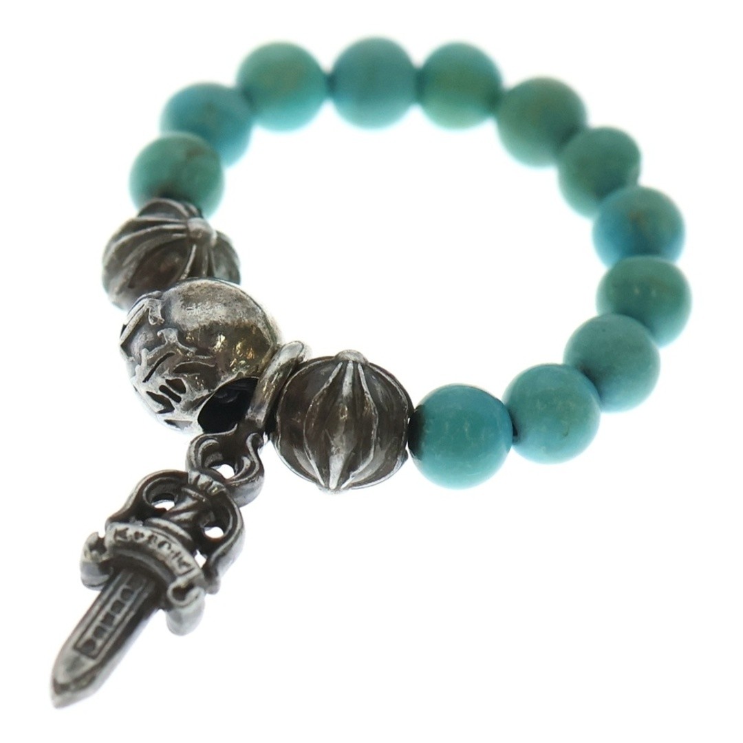 Chrome Hearts BEAD RING STACK DAGGER TURQUOISE SI… - image 1