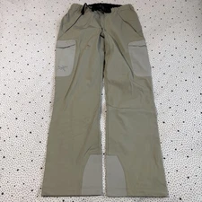 Vintage 2000s Arc'teryx Softshell Pants Men's M Beige Gamma AR Belted Cargo