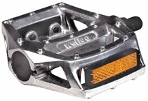 Wellgo 313 Pedals, 9/16" - Silver