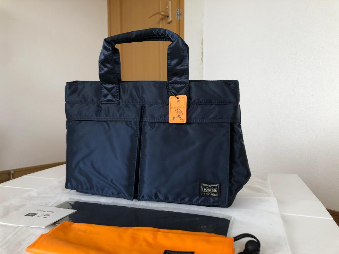 PORTER　TANKER TOTE BAG IRON　BLUE Porter Tanker Tote Bag - Iron Blue | UP THERE