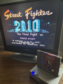 Street Fighter 2010 The Final Fight ( NES , 1990 ) Authentic Complete 