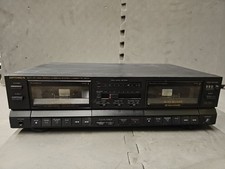 Optimus SCT-37 High Speed Dubbing Stereo Cassette Deck HX Pro Not Tested