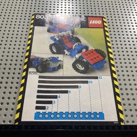 Lego Technic Universal Set (8035) Instruction Manual Booklet ONLY No Bricks