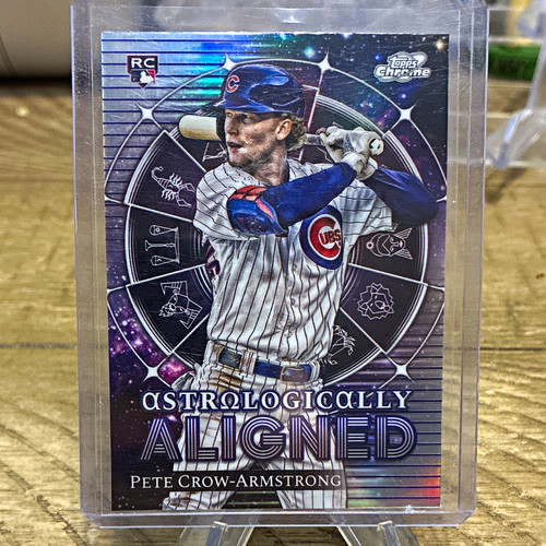 Topps 2024 Chrome Astrologically Aligned AA-13 Pete Crow-Armstrong RC Cubs