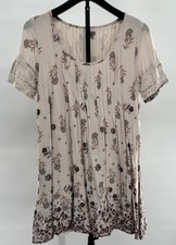 Urban Outfitters Ecote Amethyst Pin-tucked Floral Frock Dress Lined Women’s M