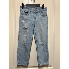 American Eagle Slim Crop Jeans Size 00 Lightwash