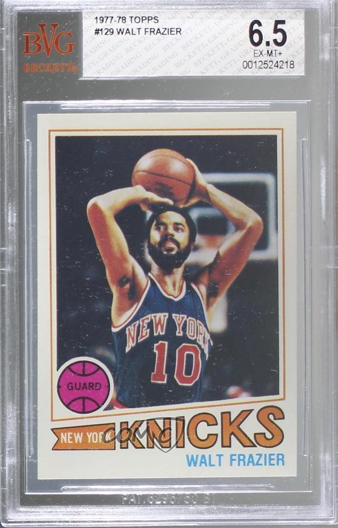 1977-78 Topps White Back Walt Frazier #129 HOF sd0