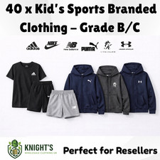 40x Kids&rsquo; Branded Sportswear Mixed Lot Grade B/C Nike Adidas