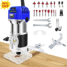 Palm Router Trimmer Woodworking Hand Router with Trimmer Base Handheld Router