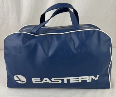 Vintage 70 s Navy Blue & White Eastern Airlines Stewardesses Travel Hand Bag