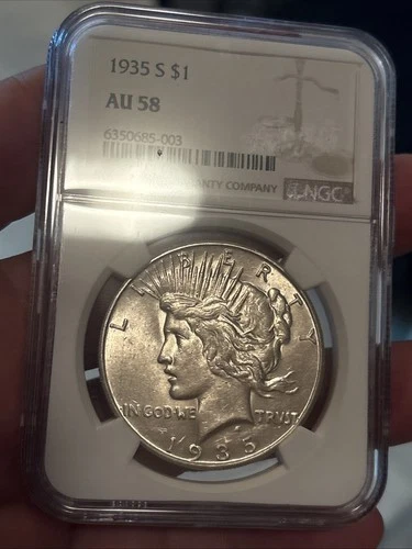 1935-S Peace Dollar — photo from another recent sale