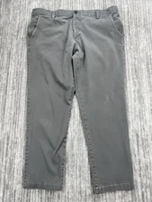 Dockers Men's Solid Flex Comfort Slim Straight Fit Gray Pants 38X30