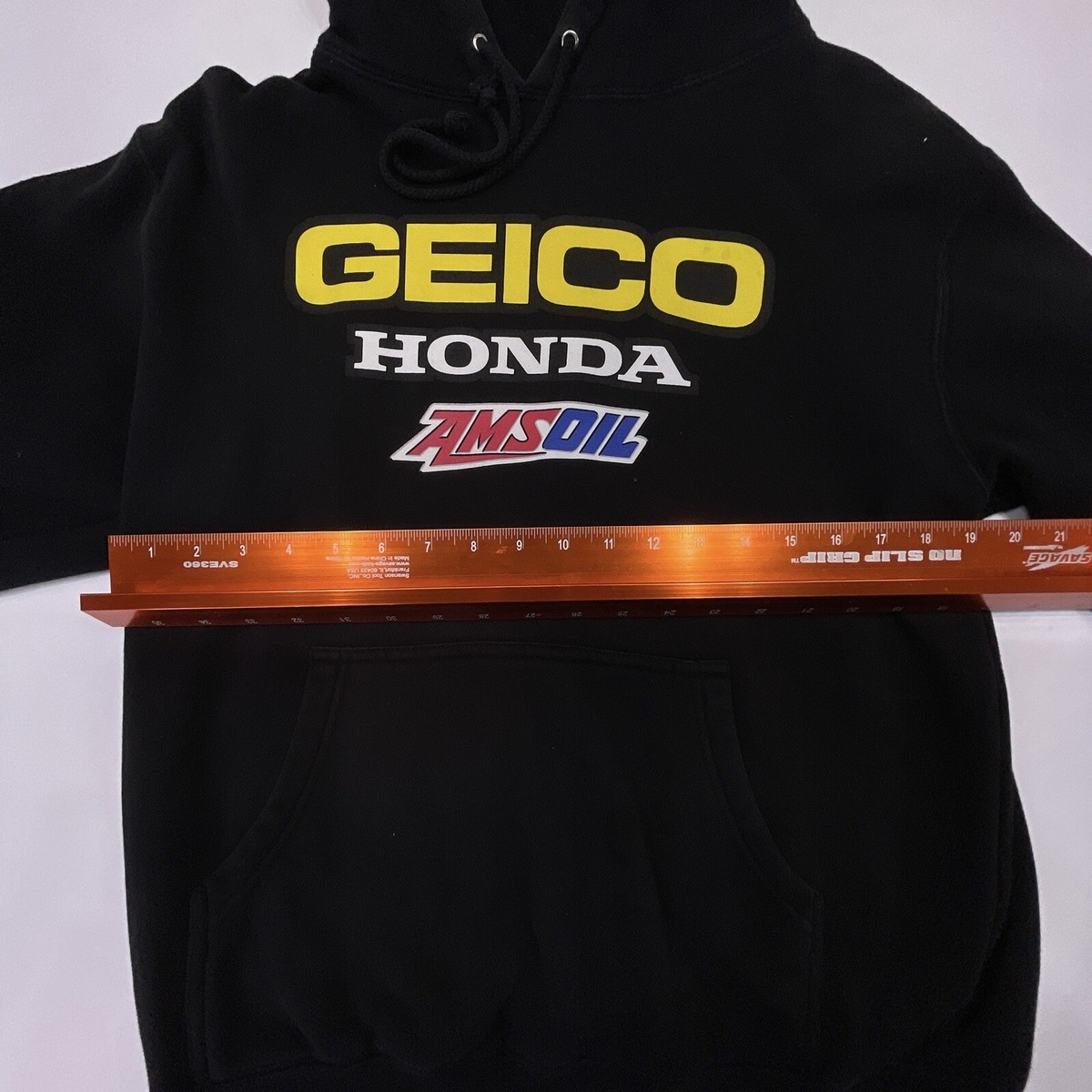 Geico Honda AMS Oil Motorcycle Men's Small Racing Hoodie Pullover  Motorsports | eBay