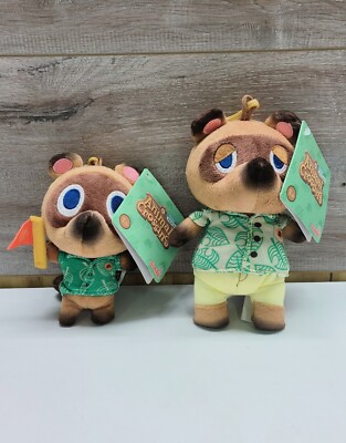 Animal Crossing Tom Nook & Tommy Plüsch New Horizons Nintendo Simba 2021 Neu mit Etikett