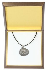 Bichon Frise, Bichon Tenerife, Bichon a poil frise - Dog necklace in gift box, s