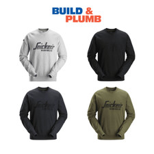Snickers 2892 Logo Sweatshirt - Snickers Pullover Jumper - Tradesman Work Jumper