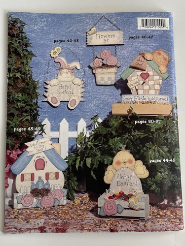 SPRING FORWARD Painting Book Miller Woodcrafts Crafty Collections (1997) Easter - Picture 8 of 8