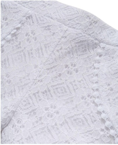 Flapdoodles Little Girl's 2-Piece "LOVE" Top & White Lace Short Set-Size-6/6X - Picture 4 of 4