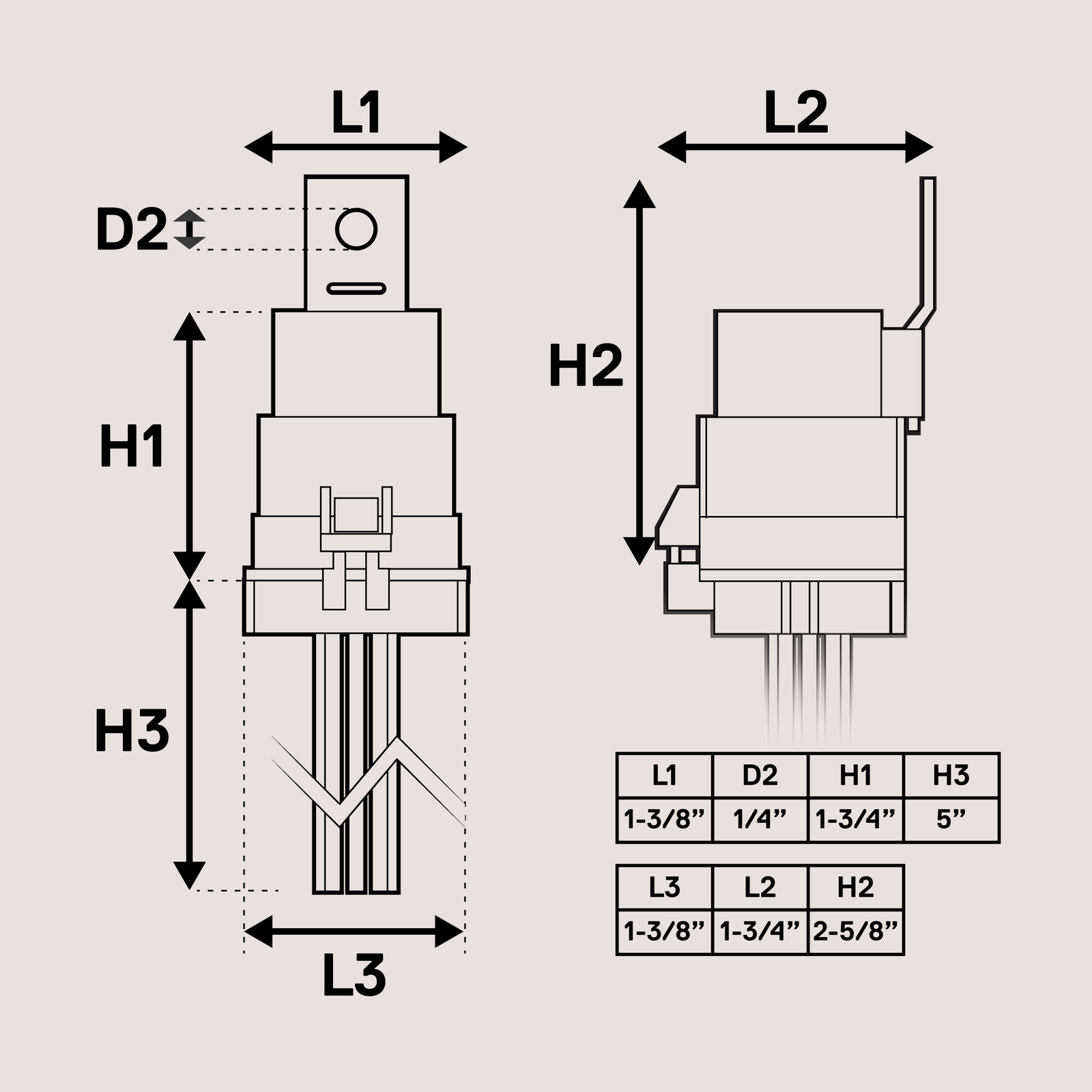 2pcs Spdt 5 broches imperméable à l'eau Auto Relay 12v 40a Heavy Duty 14AWG  12 Volt Car Relay Kit Bosch Style Et Harnais Set Pour Automobile