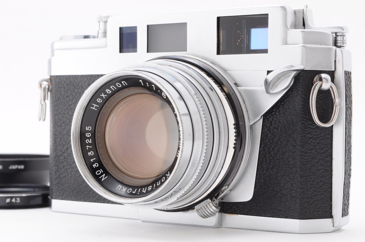 コニカ IIIA Hexanon 50mm F/1.8 konishiroku NEAR MINT】 Konica IIIA III A Rangefinder Film Camera